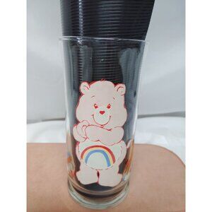 Vintage 1983 Care Bears Cheer Bear Collectors Drinking Glass